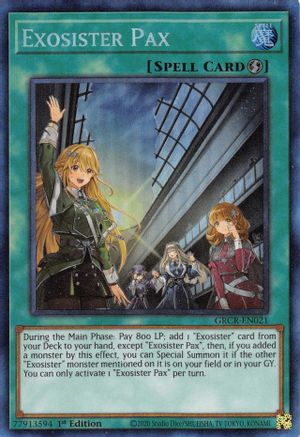 Image of Exosister Pax [GRCR-EN021] Collector's Rare
