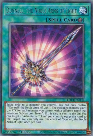 Image of Dunnell, the Noble Arms of Light [GRCR-EN030] Rare