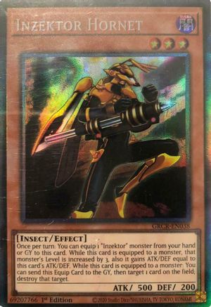 Image of Inzektor Hornet [GRCR-EN038] Collector's Rare