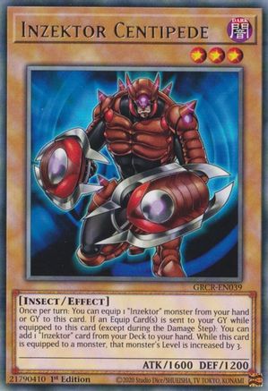 Image of Inzektor Centipede [GRCR-EN039] Rare