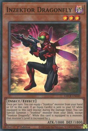 Image of Inzektor Dragonfly [GRCR-EN040] Super Rare