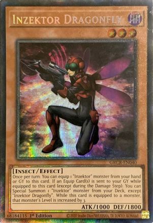 Image of Inzektor Dragonfly [GRCR-EN040] Collector's Rare