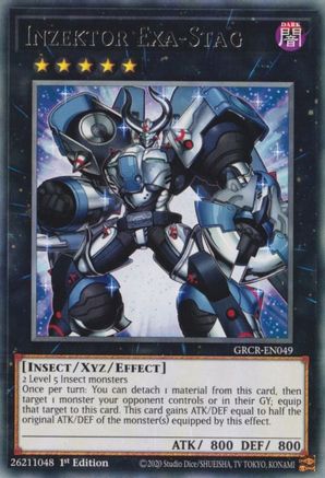 Image of Inzektor Exa-Stag [GRCR-EN049] Rare