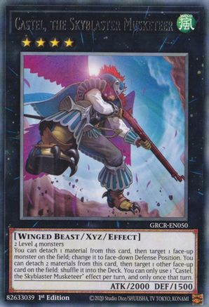 Image of Castel, the Skyblaster Musketeer [GRCR-EN050] Rare