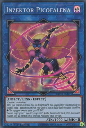 Image of Inzektor Picofalena [GRCR-EN051] Super Rare