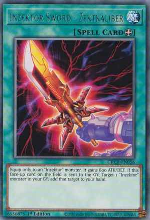 Image of Inzektor Sword - Zektkaliber [GRCR-EN056] Rare