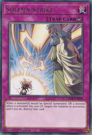 Image of Solemn Strike [GRCR-EN059] Rare