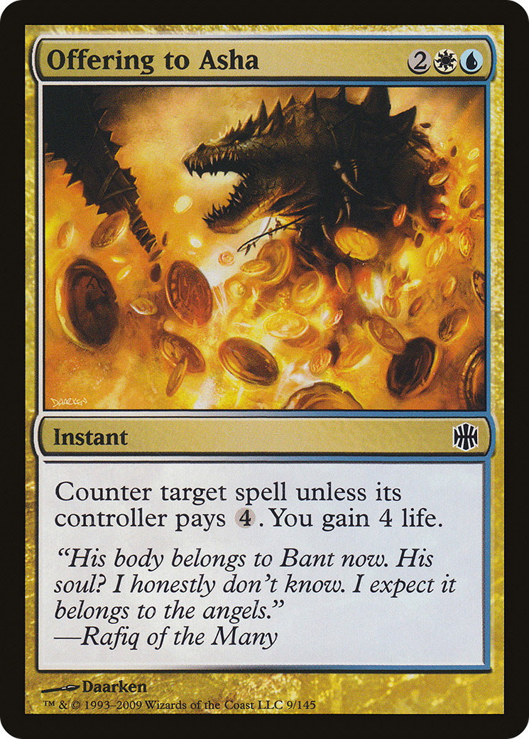 Image of Offering to Asha [Alara Reborn]