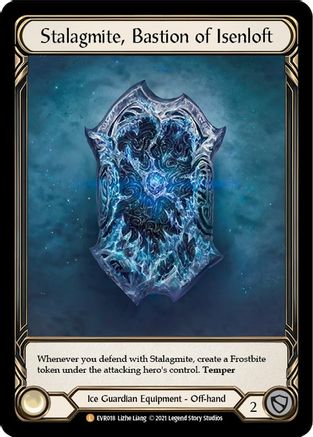 Image of Stalagmite, Bastion of Isenloft [EVR018] (Everfest)  1st Edition Cold Foil