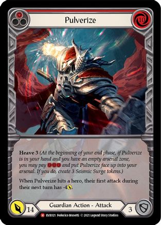 Image of Pulverize [EVR021] (Everfest)  1st Edition Extended Art Rainbow Foil