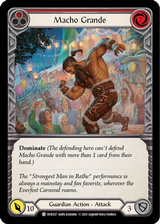 Image of Macho Grande (Red) [EVR027] (Everfest)  1st Edition Normal