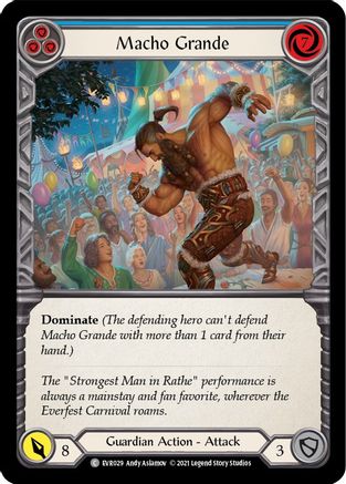 Image of Macho Grande (Blue) [EVR029] (Everfest)  1st Edition Normal