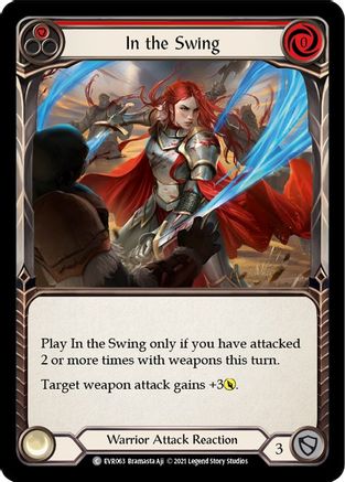 Image of In the Swing (Red) [EVR063] (Everfest)  1st Edition Rainbow Foil