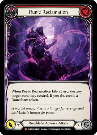 Image of Runic Reclamation [EVR104] (Everfest)  1st Edition Normal