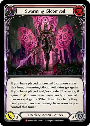 Image of Swarming Gloomveil [EVR105] (Everfest)  1st Edition Normal