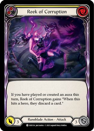 Image of Reek of Corruption (Yellow) [EVR114] (Everfest)  1st Edition Normal