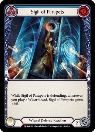 Image of Sigil of Parapets [EVR122] (Everfest)  1st Edition Normal