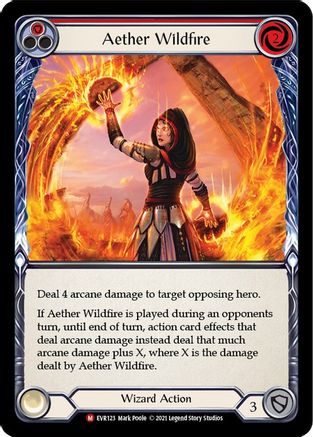 Image of Aether Wildfire [EVR123] (Everfest)  1st Edition Normal