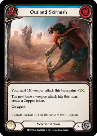 Image of Outland Skirmish (Blue) [EVR068] (Everfest)  1st Edition Normal