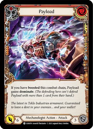 Image of Payload (Red) [EVR076] (Everfest)  1st Edition Rainbow Foil