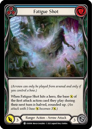 Image of Fatigue Shot (Blue) [EVR096] (Everfest)  1st Edition Rainbow Foil