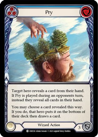 Image of Pry (Blue) [EVR130] (Everfest)  1st Edition Normal