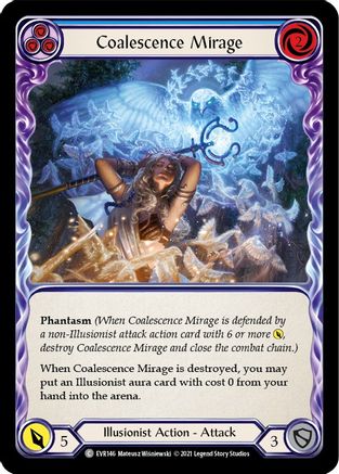 Image of Coalescence Mirage (Blue) [EVR146] (Everfest)  1st Edition Normal