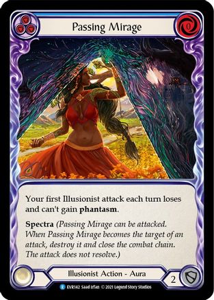 Image of Passing Mirage (Blue) [EVR142] (Everfest)  1st Edition Normal