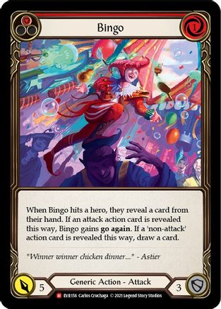 Image of Bingo [EVR156] (Everfest)  1st Edition Rainbow Foil