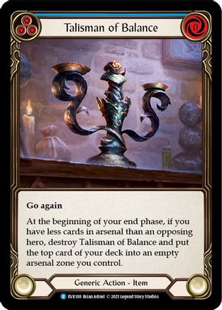 Image of Talisman of Balance [EVR188] (Everfest)  1st Edition Normal