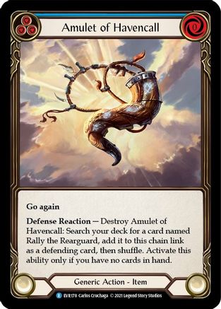 Image of Amulet of Havencall [EVR178] (Everfest)  1st Edition Normal