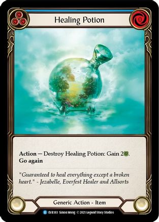 Image of Healing Potion [EVR183] (Everfest)  1st Edition Cold Foil