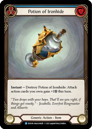Image of Potion of Ironhide [EVR186] (Everfest)  1st Edition Normal