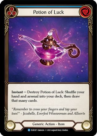 Image of Potion of Luck [EVR187] (Everfest)  1st Edition Normal