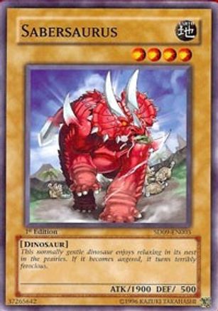 Image of Sabersaurus [SD09-EN003] Common
