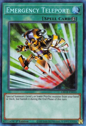 Image of Emergency Teleport [GRCR-EN055] Collector's Rare