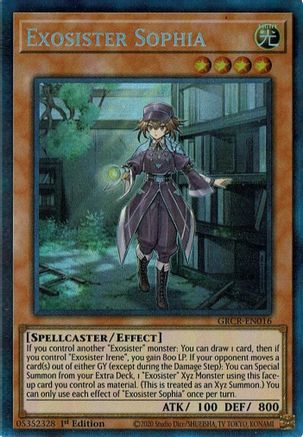 Image of Exosister Sophia [GRCR-EN016] Collector's Rare