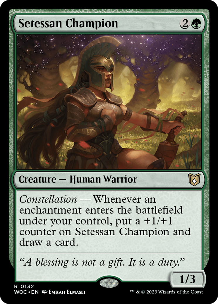 Image of Setessan Champion [Wilds of Eldraine Commander]