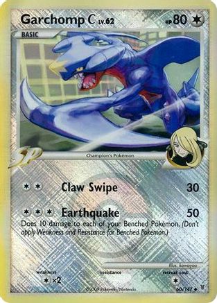 Image of Garchomp C (60/147) (League Promo) [Platinum: Supreme Victors]