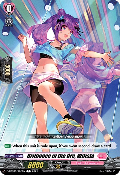 Image of Brilliance in the Ore, Wilista (D-LBT01/100EN) [Lyrical Melody]