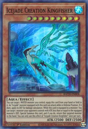Image of Icejade Creation Kingfisher [BACH-EN008] Super Rare