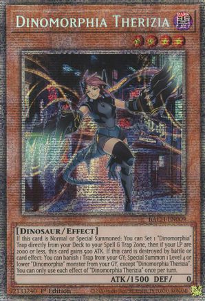 Image of Dinomorphia Therizia [BACH-EN009] Starlight Rare