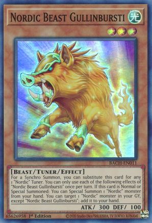 Image of Nordic Beast Gullinbursti [BACH-EN011] Super Rare