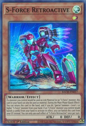 Image of S-Force Retroactive [BACH-EN017] Super Rare