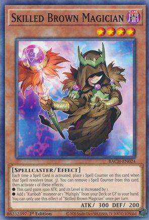 Image of Skilled Brown Magician [BACH-EN024] Common