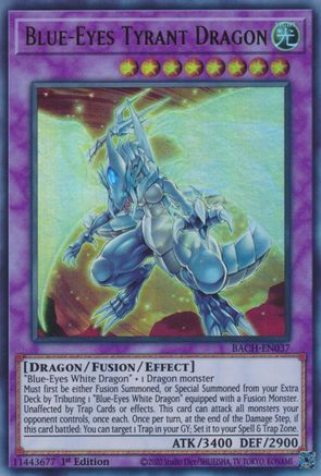 Image of Blue-Eyes Tyrant Dragon [BACH-EN037] Ultra Rare