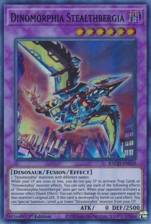 Image of Dinomorphia Stealthbergia [BACH-EN039] Super Rare