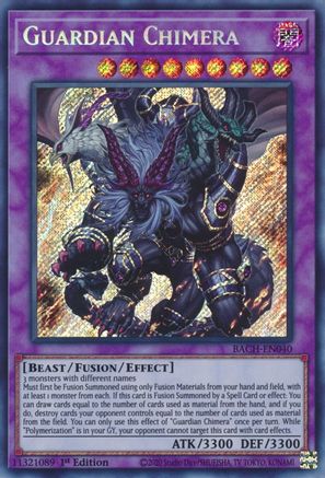 Guardian Chimera [BACH-EN040] Secret Rare