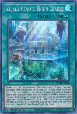 Image of Icejade Cenote Enion Cradle [BACH-EN052] Super Rare