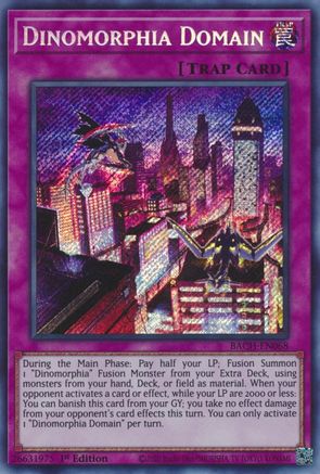 Image of Dinomorphia Domain [BACH-EN068] Secret Rare